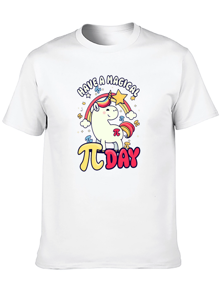 Magical Pi Day Unicorn Graphic T-Shirt