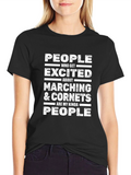 Marching Band Cornet Player T-Shirt