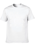 Play Learn Be Kind Repeat Black T-Shirt