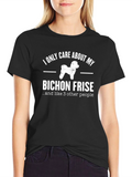 Bichon Frise Dog Lover T-Shirt