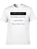 Vegan Badass T-Shirt - Funny Slogan Tee
