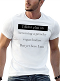 Vegan Badass T-Shirt - Funny Slogan Tee