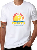 Crypto Retirement Plan T-Shirt - Beach Design