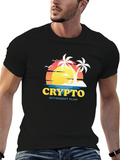Crypto Retirement Plan T-Shirt - Beach Design