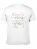 Expect Nothing Appreciate Everything Graphic Tee