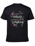 Expect Nothing Appreciate Everything Graphic Tee