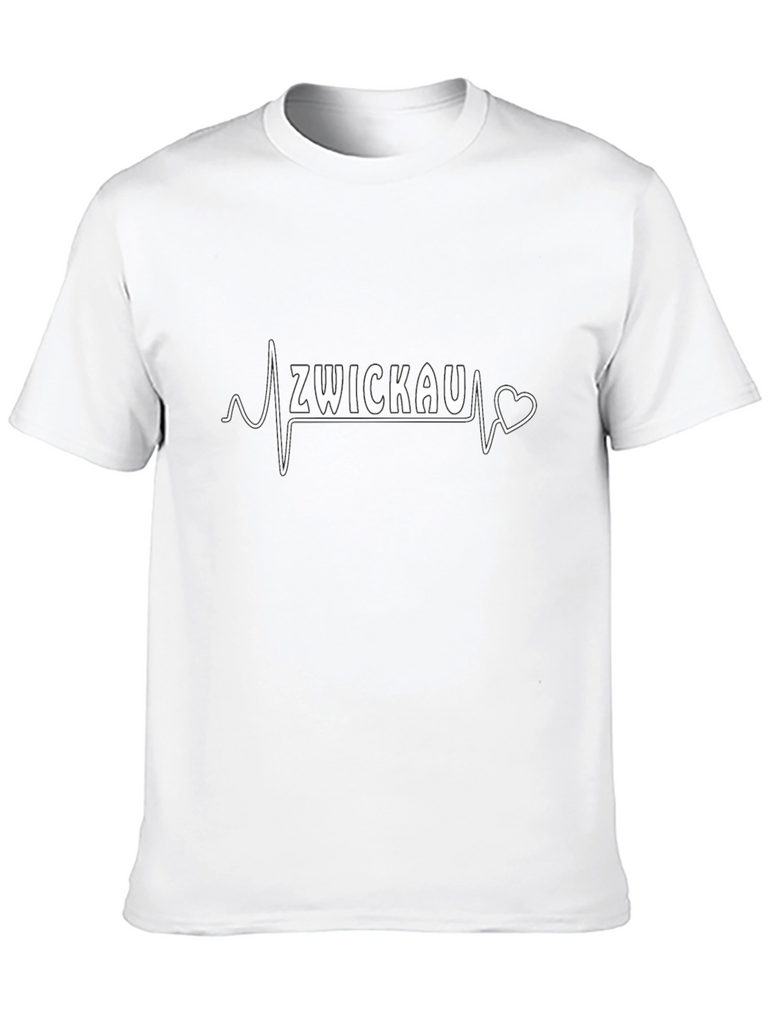 Zwickau Heartbeat Graphic Black T-Shirt