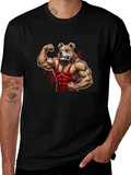 Bulldog Muscle Black T-Shirt