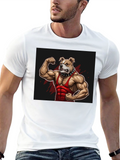 Bulldog Muscle Black T-Shirt