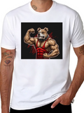 Bulldog Muscle Black T-Shirt