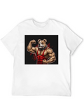 Bulldog Muscle Black T-Shirt