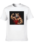Bulldog Muscle Black T-Shirt
