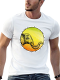 Elephant Graphic Tee - Cool Animal Shirt