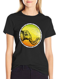 Elephant Graphic Tee - Cool Animal Shirt