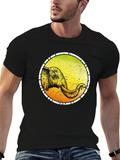 Elephant Graphic Tee - Cool Animal Shirt