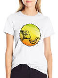 Elephant Graphic Tee - Cool Animal Shirt