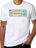 Jukebox Keyboard T-Shirt - Retro Style