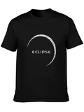 Eclipse Graphic Tee - Modern Black T-Shirt