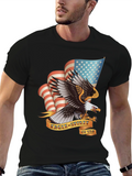 Eagle Spirit USA Graphic Print T-Shirt