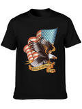 Eagle Spirit USA Graphic Print T-Shirt