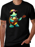 Turtle Hawaiian Guitar T-Shirt