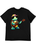 Turtle Hawaiian Guitar T-Shirt