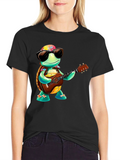 Turtle Hawaiian Guitar T-Shirt