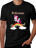 Policemen Are Magical Graphic T-Shirt