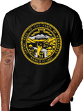 Nebraska State Seal Graphic T-Shirt