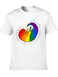 Pride Otter Graphic Tee - Black Unisex T-Shirt
