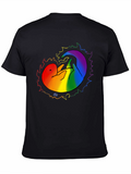 Pride Otter Graphic Tee - Black Unisex T-Shirt