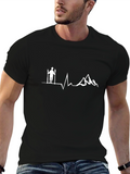 Hiking Heartbeat T-Shirt - Adventure Tee