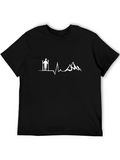 Hiking Heartbeat T-Shirt - Adventure Tee