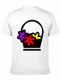 Floral Basket Graphic Tee