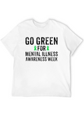 Go Green Mental Illness Awareness Week T-Shirt