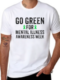 Go Green Mental Illness Awareness Week T-Shirt