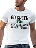 Go Green Mental Illness Awareness Week T-Shirt
