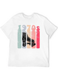 70s Roller Skates Disco Derby Retro Classic Cotton Tee – Unisex Comfort For Any Season