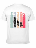 70s Roller Skates Disco Derby Retro Classic Cotton Tee – Unisex Comfort For Any Season