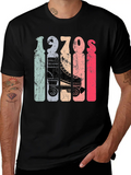 70s Roller Skates Disco Derby Retro Classic Cotton Tee – Unisex Comfort For Any Season