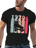70s Roller Skates Disco Derby Retro Classic Cotton Tee – Unisex Comfort For Any Season