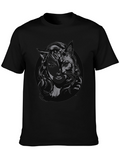 Mystic Catwoman Graphic T-Shirt - Black