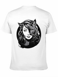 Mystic Catwoman Graphic T-Shirt - Black