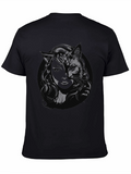 Mystic Catwoman Graphic T-Shirt - Black
