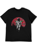 Astronaut Morocco Flag T-Shirt