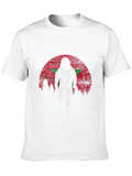 Astronaut Morocco Flag T-Shirt