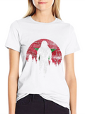 Astronaut Morocco Flag T-Shirt