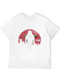Astronaut Morocco Flag T-Shirt