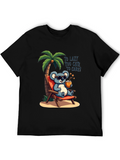 Lazy Koala Beach T-Shirt - Too Cute to Care!