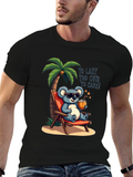 Lazy Koala Beach T-Shirt - Too Cute to Care!